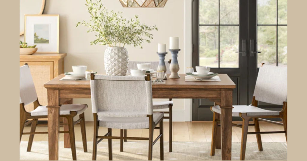 Casual Everyday Dining Table Layout