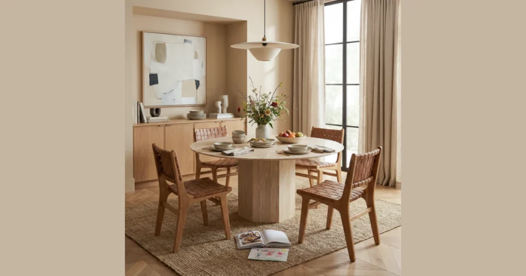 Ceramic Base Dining Table Lamp