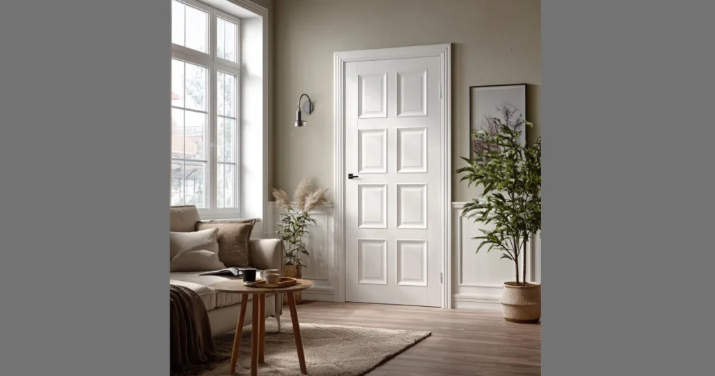 Classic Paneled House Door