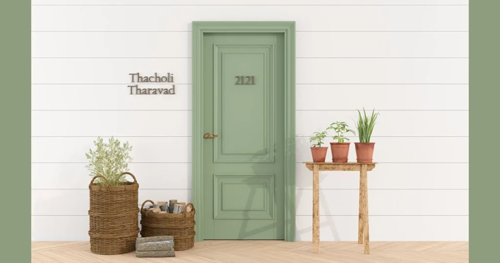 Classic Solid Color Door Painting Idea