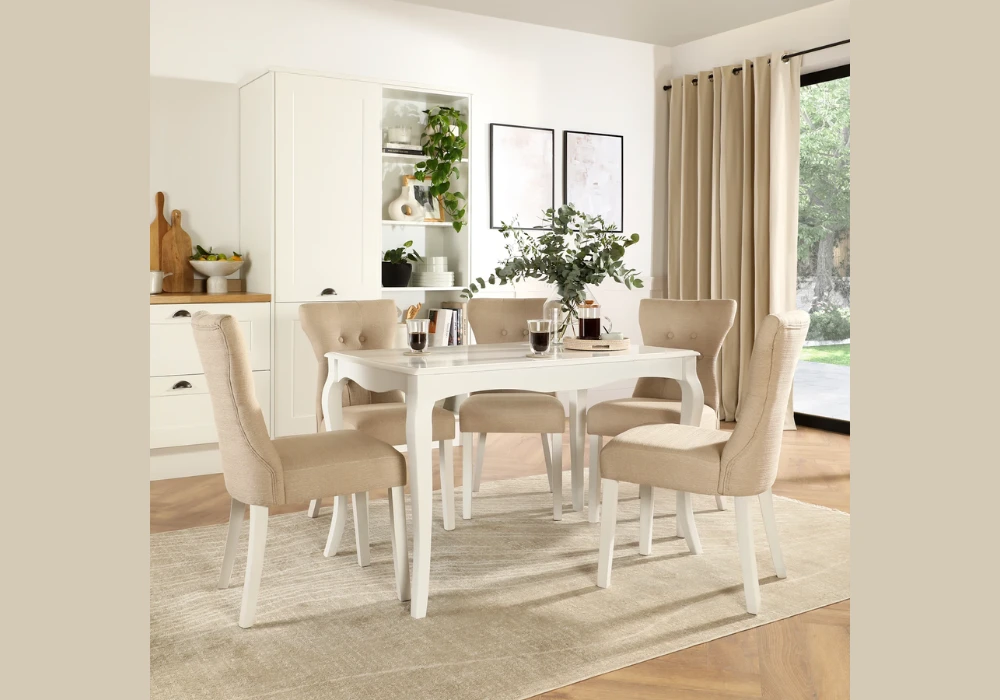 Classic White Table Setting