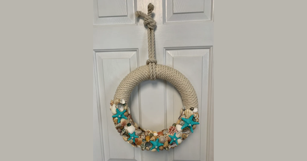 Coastal Rope and Shell Door Hanger
