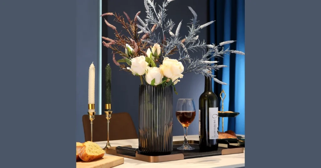 Colored Glass Vase Decor