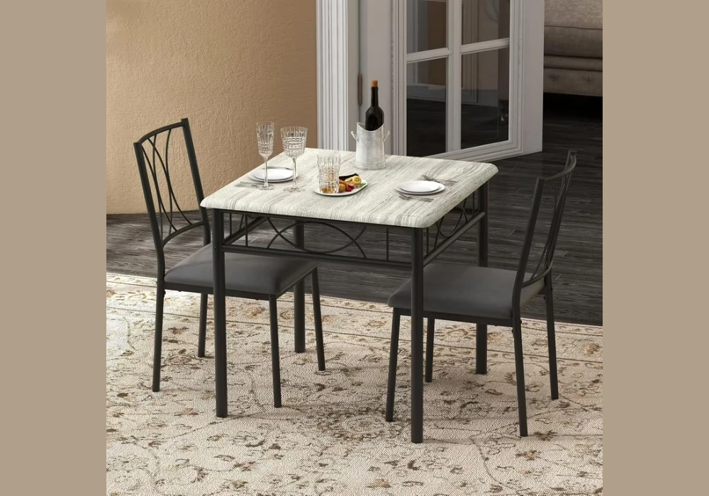 Compact Square Table for Small Kitchens