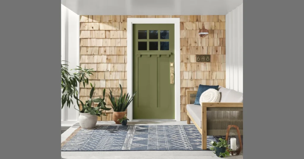 Contrasting Door Color Accent