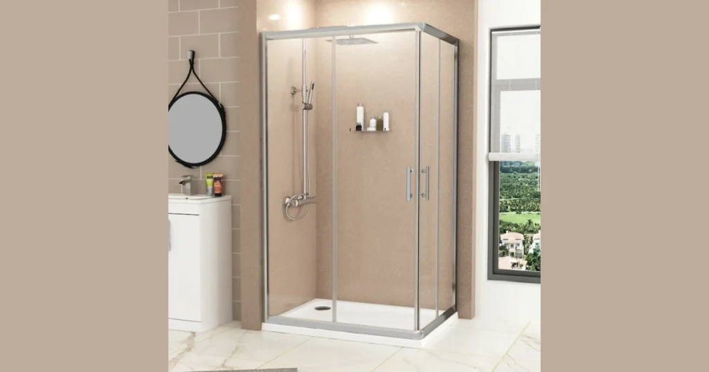 Corner Shower Door Design