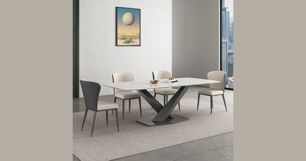 Cross Base Dining Table Idea