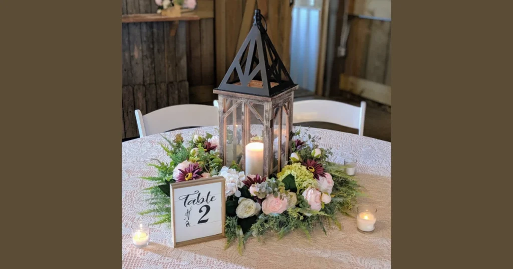 Decorative Centerpiece Lamp