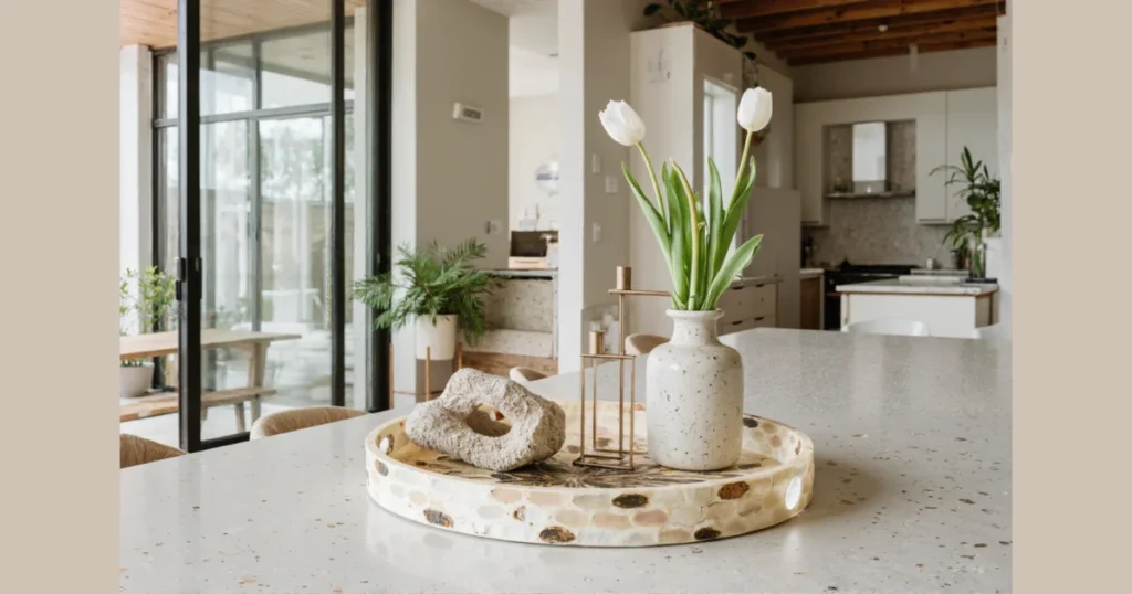 Decorative Stone or Marble Tray Accessory