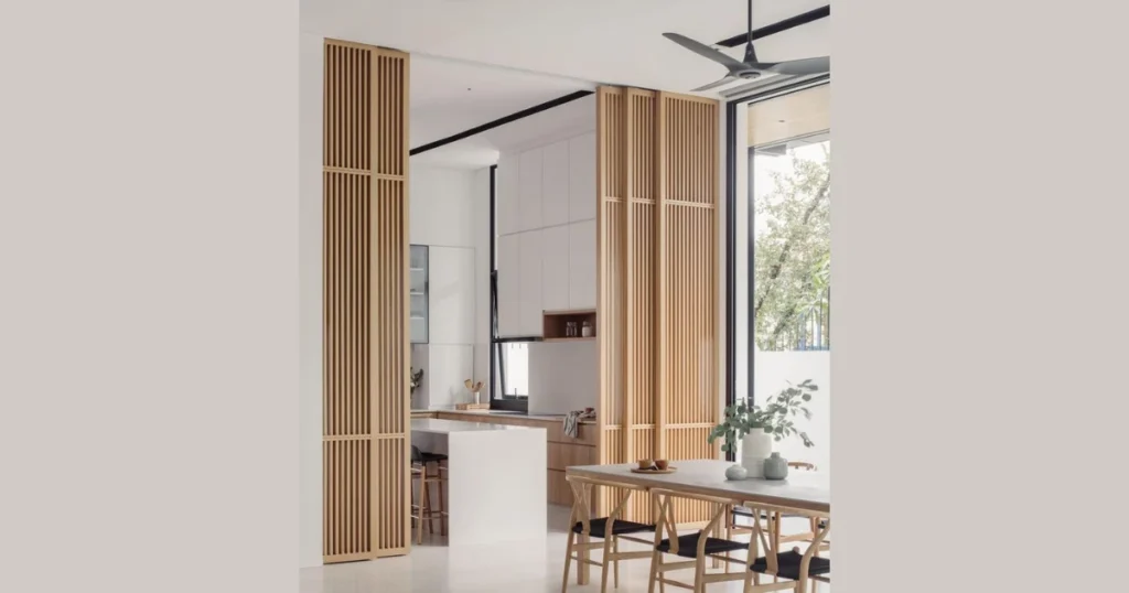 Decorative Wooden Door Partition