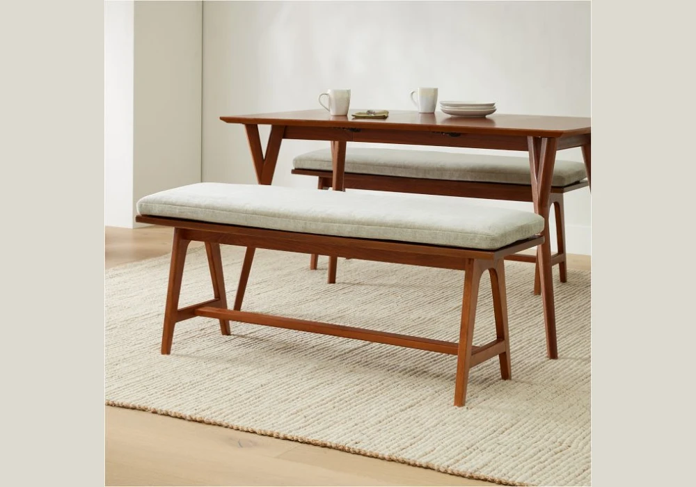 Dining Bench with Cushion Layer