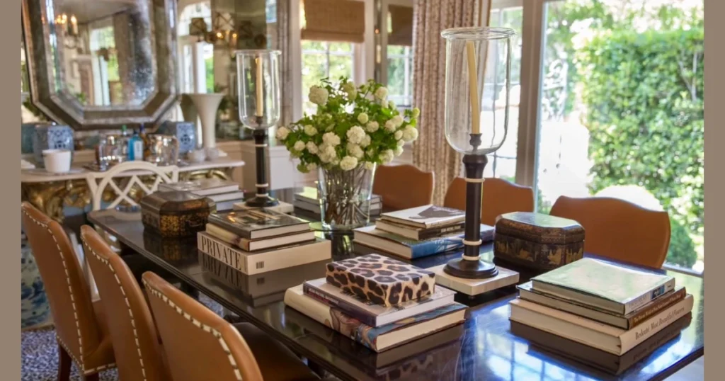 Dining Table Book Stack Accessory