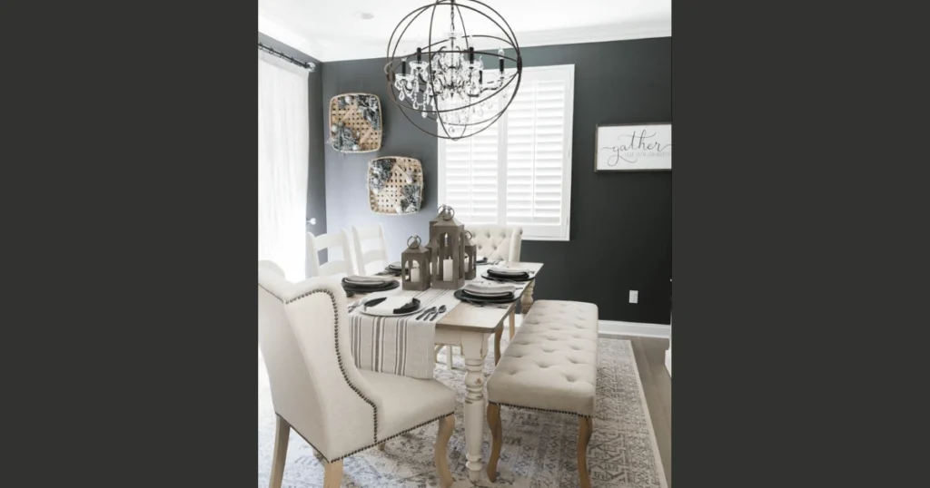 Dining Table Inspiration with Table Runner