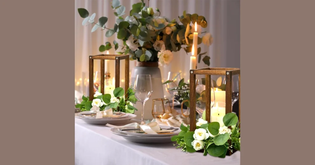 Dining Table Lantern Decor Item