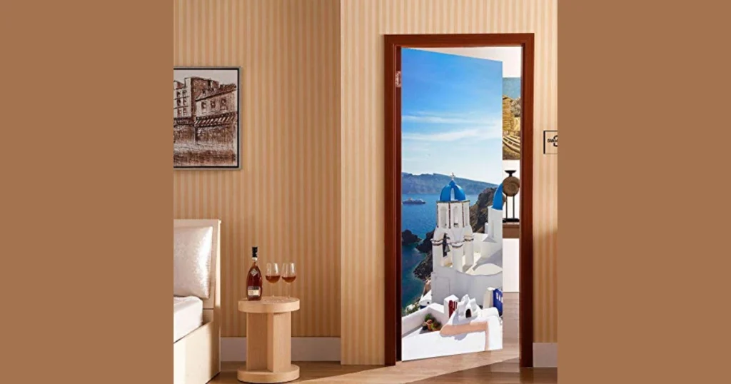 Door Frame Wallpaper Accent