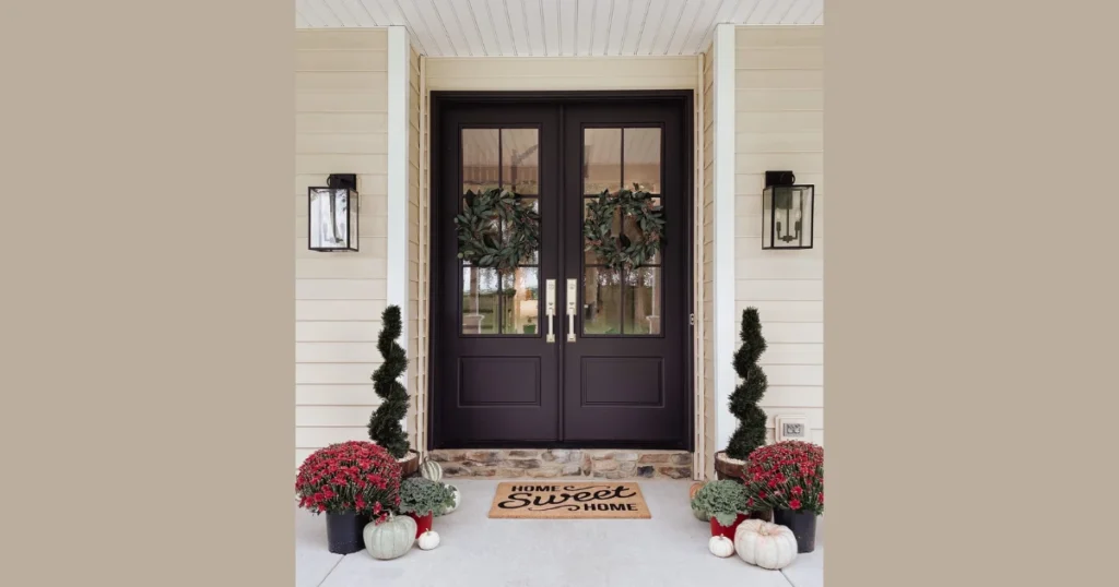 Double Front House Door
