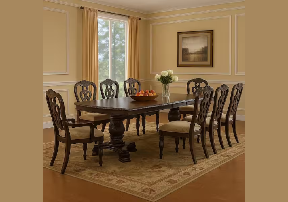 Double Pedestal Dining Table Base