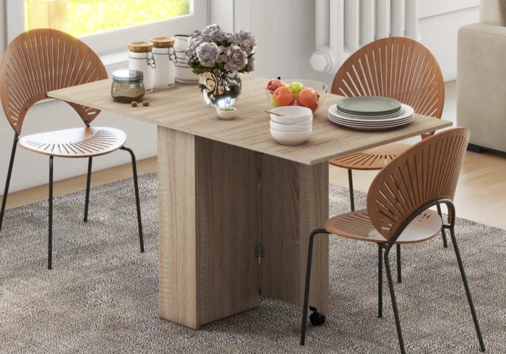 Drop Leaf Dining Table for Compact Living