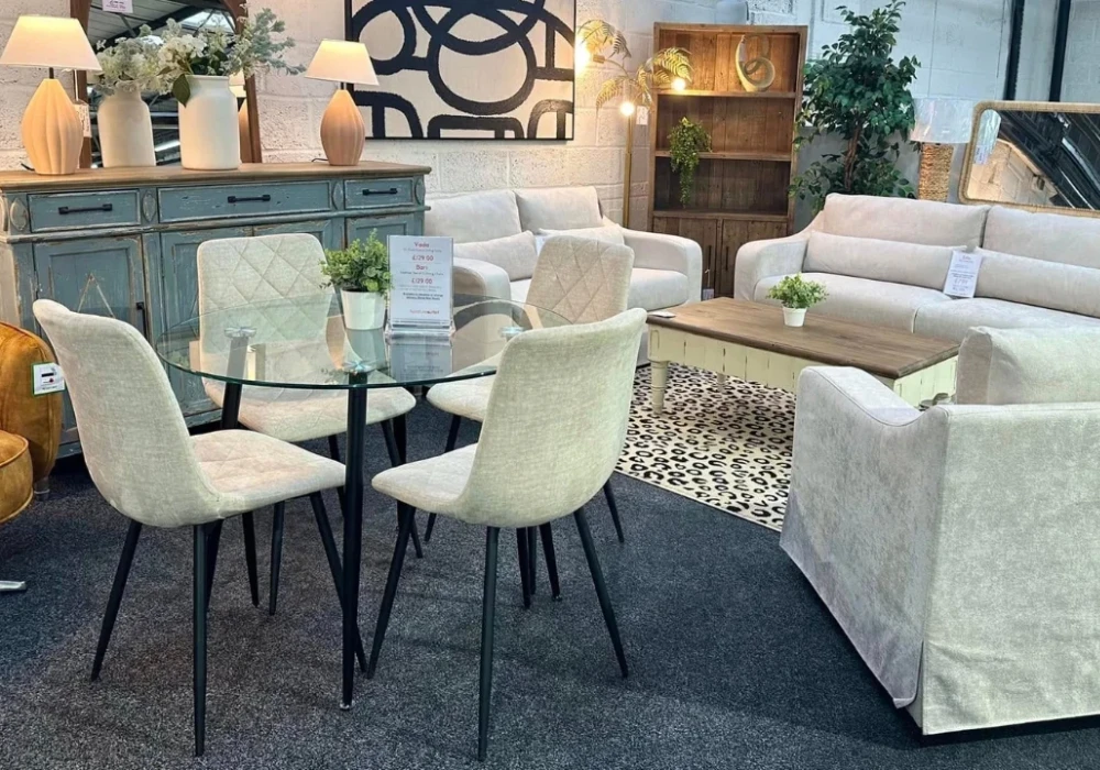 Elegant Glassware Display