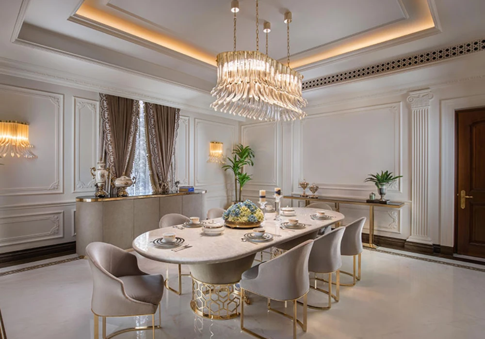 Elegant Marble Table Decor Style