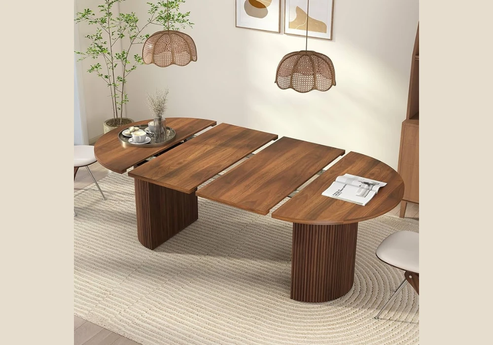 Extendable 78 Inch Dining Table for Hosting