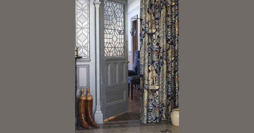 Fabric Curtain Style Door Decoration