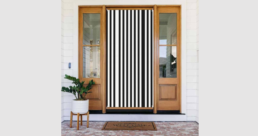 Fabric Door Banner Strip Design