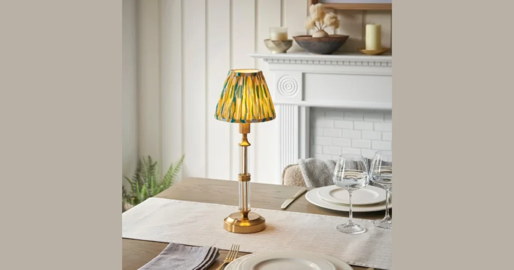 Fabric Shade Dining Table Lamp