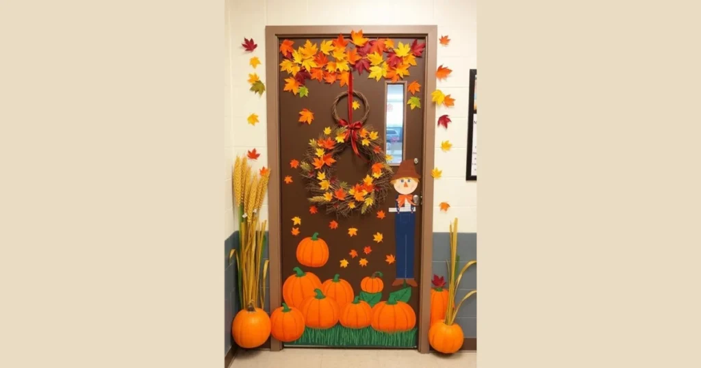 Fall Season Classroom Door Decoration