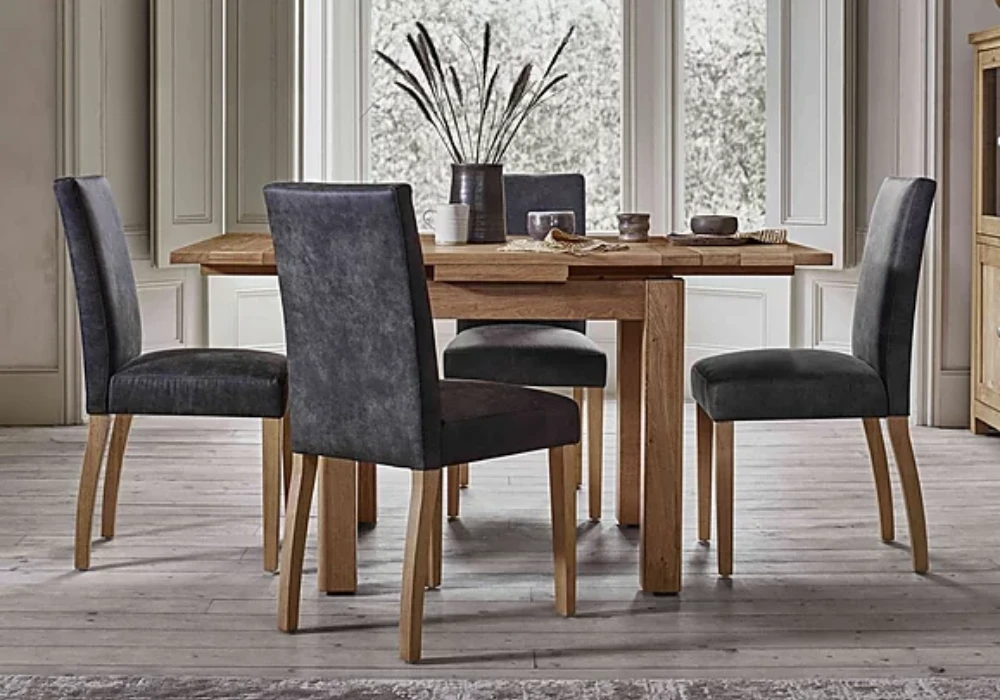 Farmhouse Dining Table With 4 Chairs for a Relaxed Feel