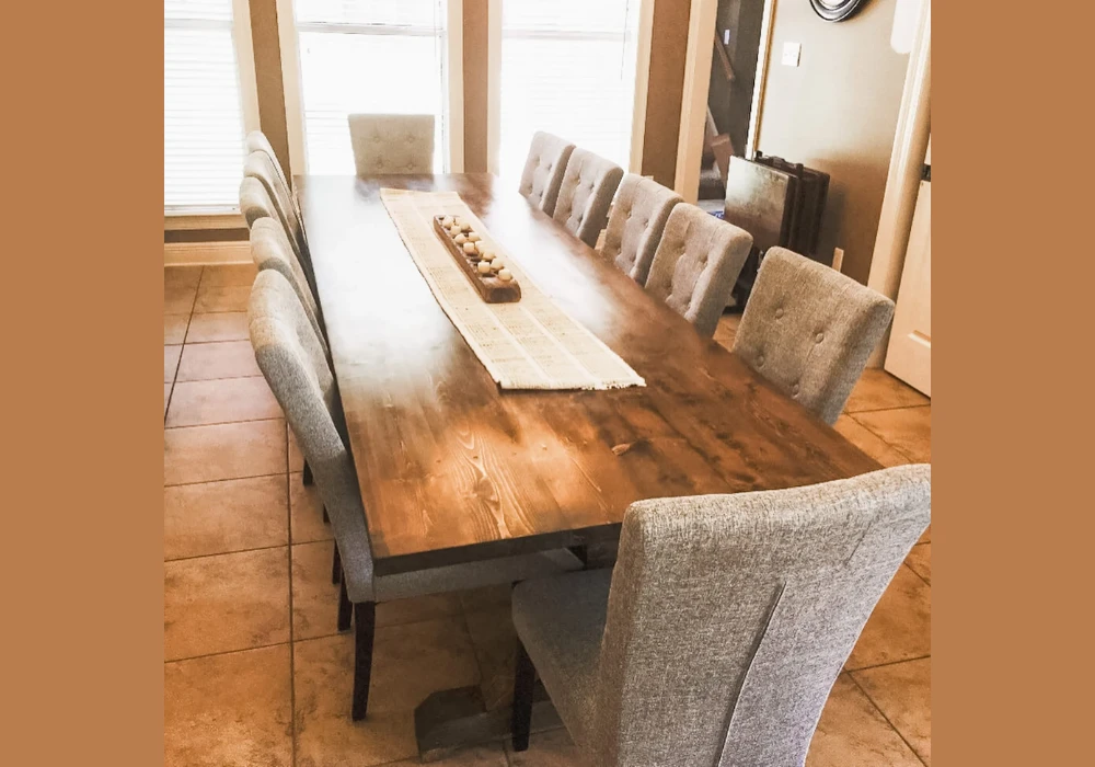 Farmhouse Dining Table for 12