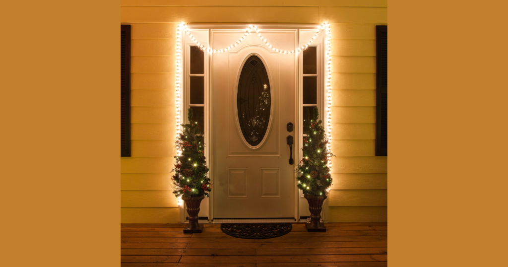 Festive Light Frame Door Decoration