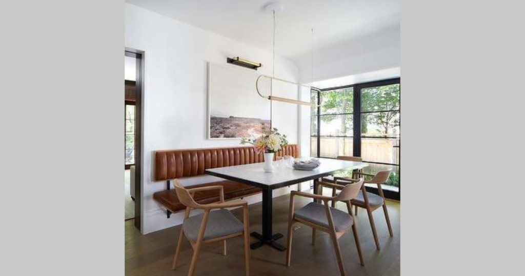 Floating Panel Dining Table Base Idea