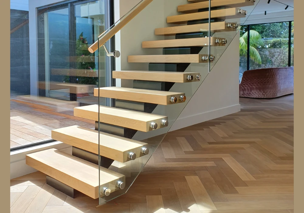 Floating Stair Interior Railing Ideas
