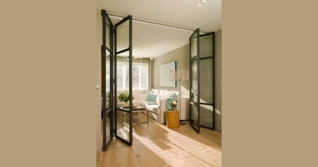 Folding Door Partition for Living Room