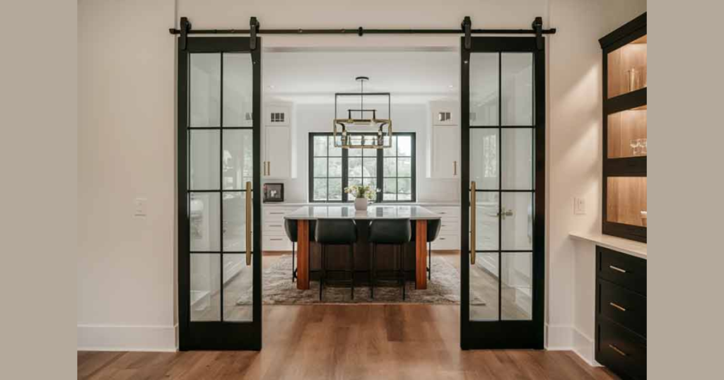 French Door With Glass Panels