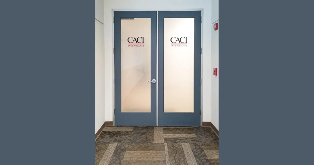 Frosted Glass Door Sign