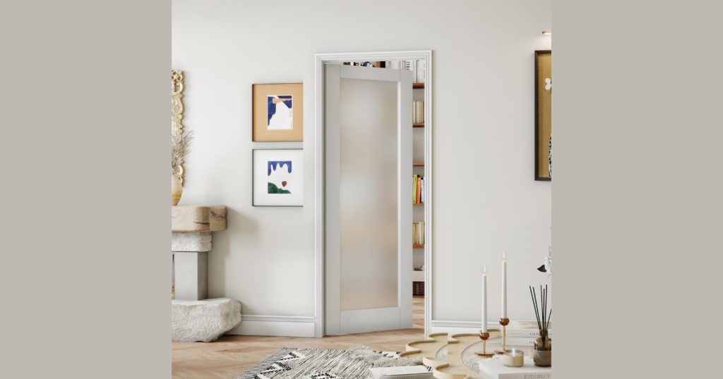 Frosted Glass Interior Door