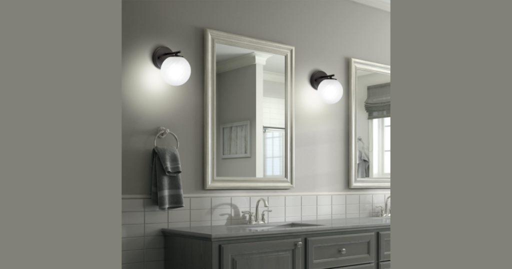 Frosted Shade Sconces for Glare-Free Vanity Lighting