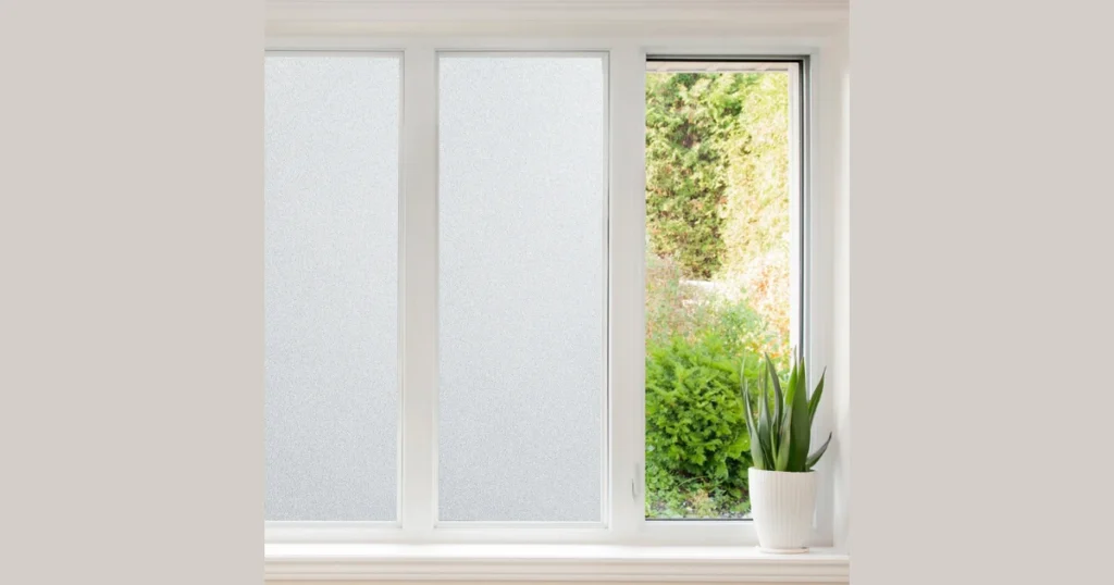 Frosted Window Film Treatment
