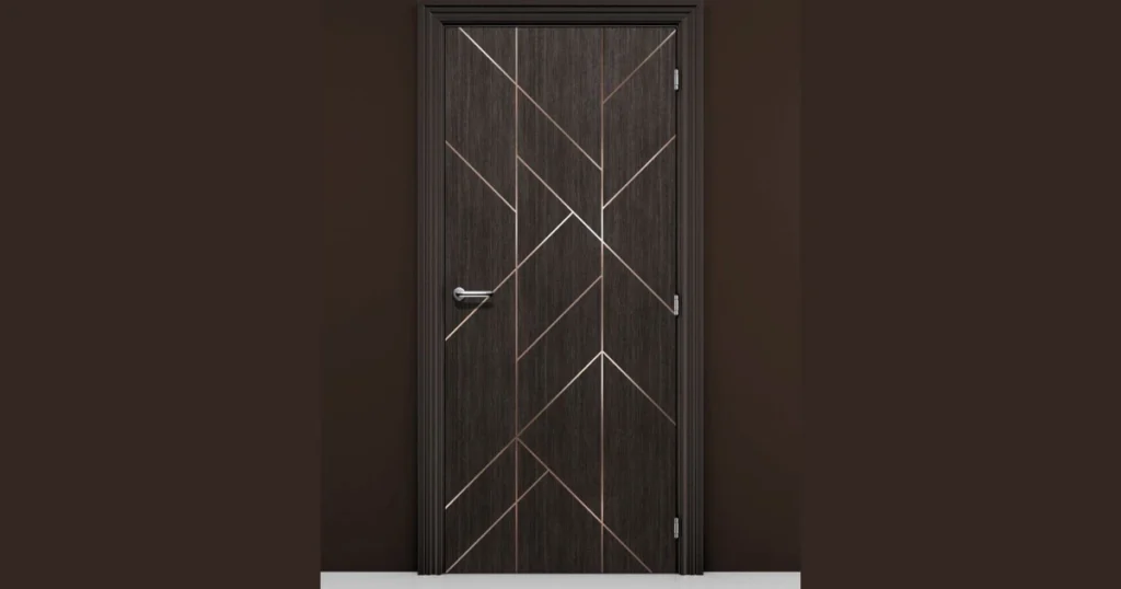 Geometric Panel Door Design