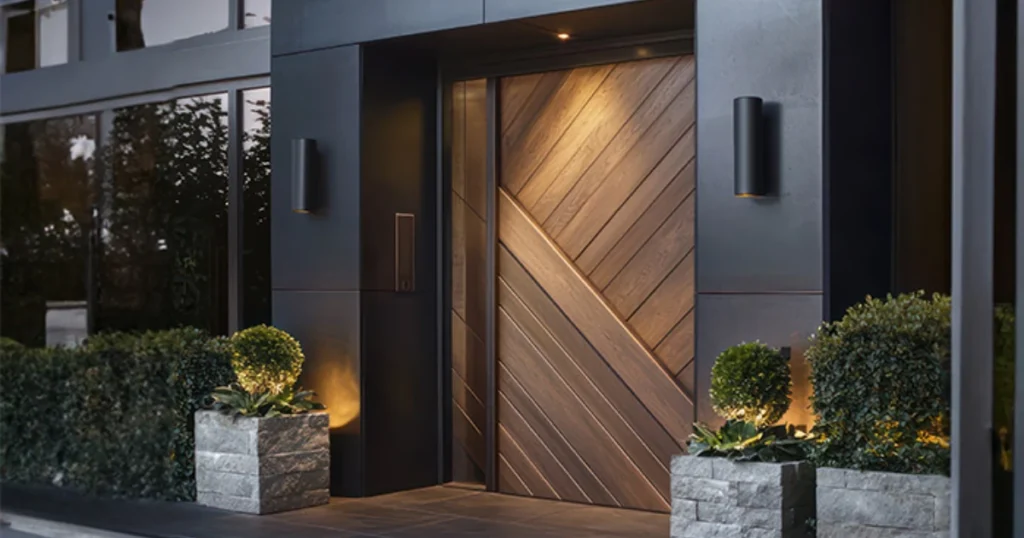  Geometric Pattern Door Design