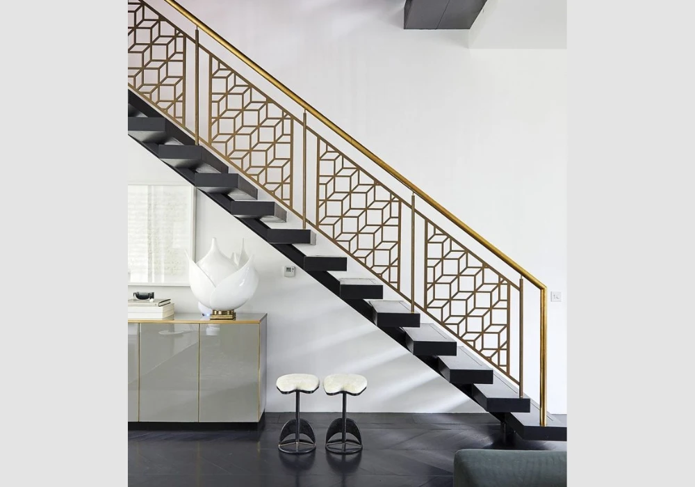 Geometric Pattern Railing Design Ideas