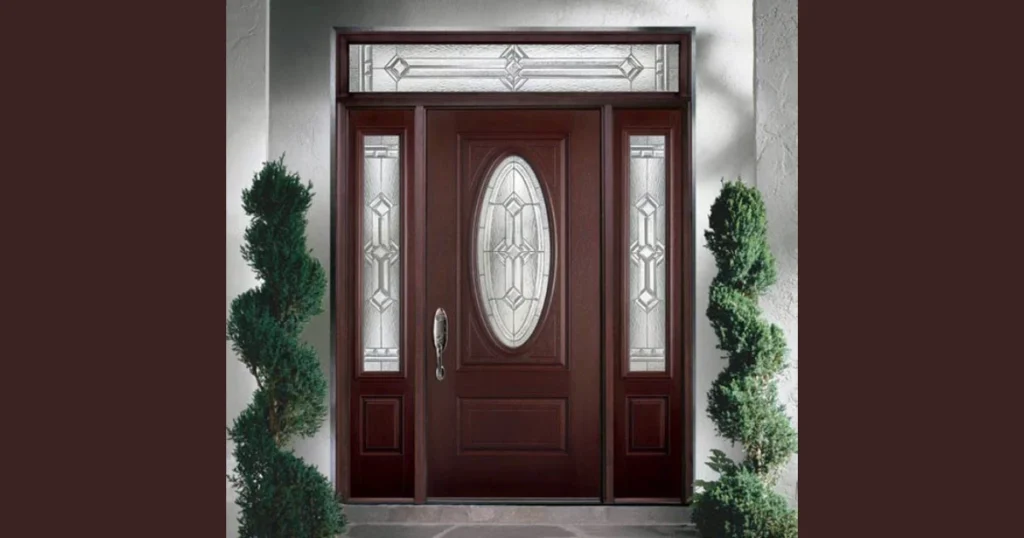 Glass Panel House Door