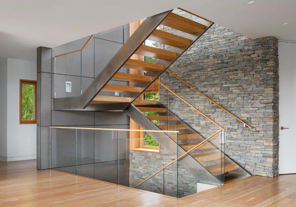 Glass Railing Ideas for Indoor Stairs