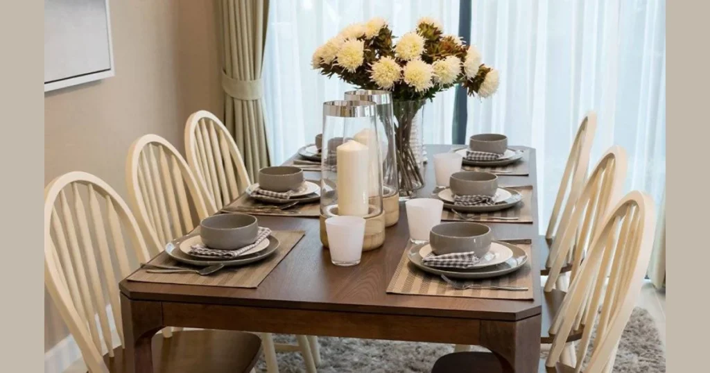 Glass Vase Dining Table Decor