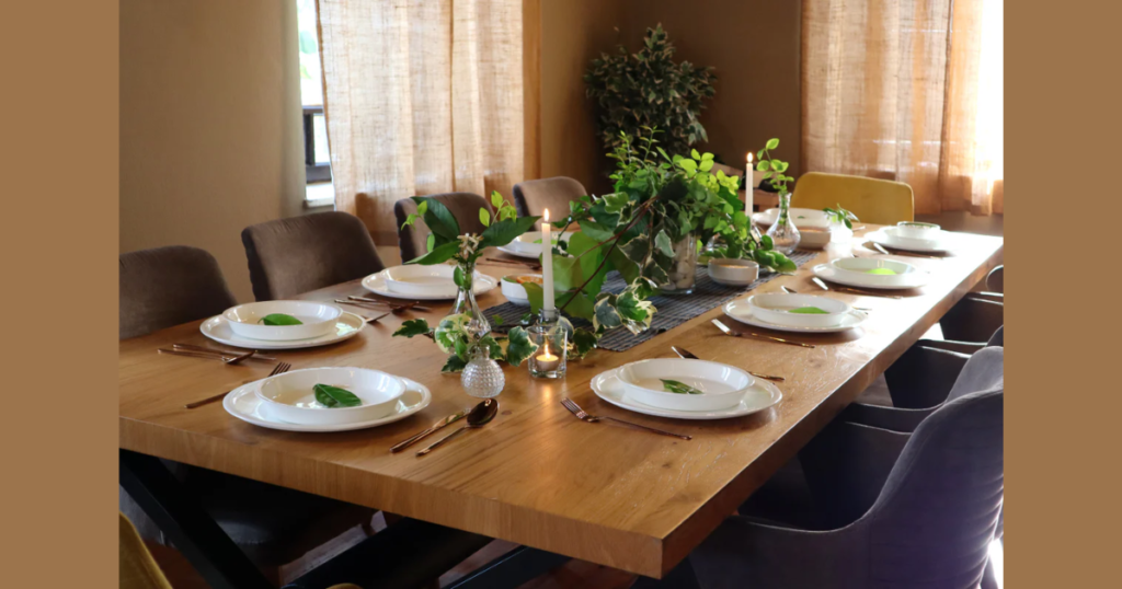 Green Plant Table Top Idea