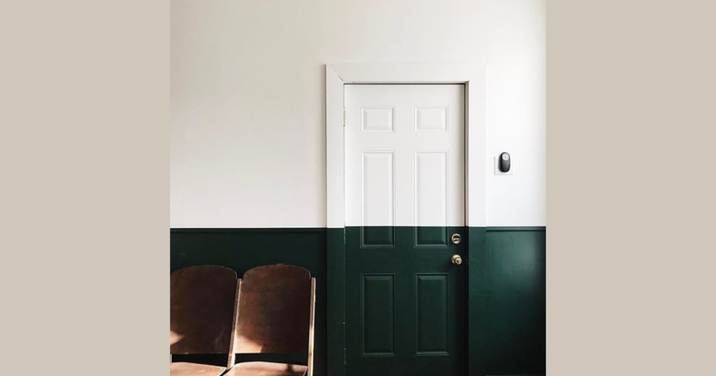 Half-Painted Door Makeover