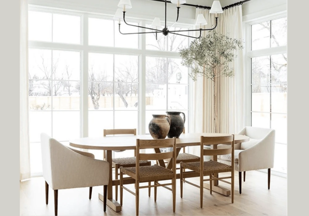 Head Chairs Slightly Different from Side Chairs