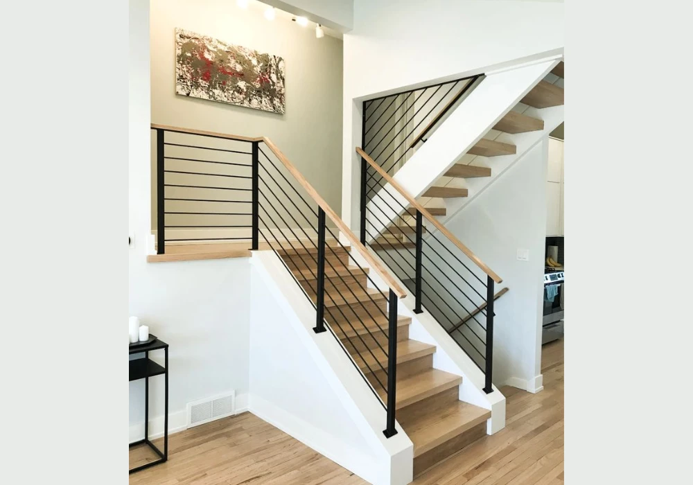 Horizontal Bar Interior Railing Ideas